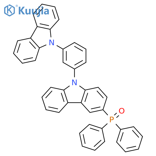 [9-[3-(9H-Carbazol-9-yl)phenyl]-9H-carbazol-3-yl]diphenylphosphine oxide structure