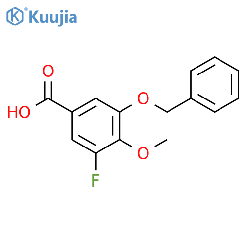 3-(Benzyloxy)-5-fluoro-4-methoxybenzoic acid structure