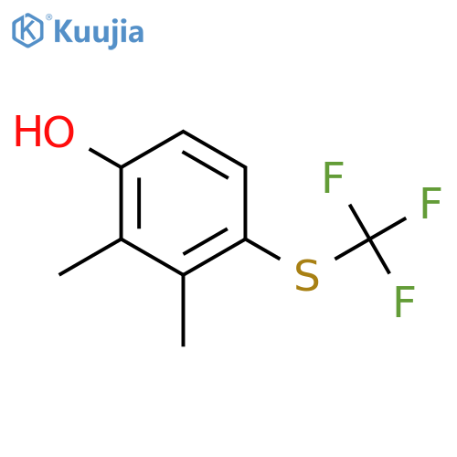 2,3-Dimethyl-4-(Trifluoromethyl)SulfanylPhenol structure