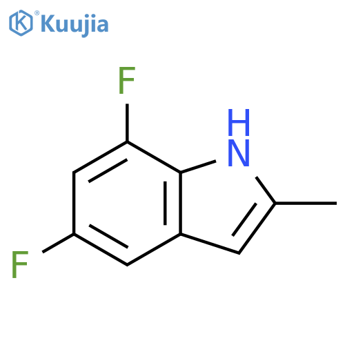 5,7-Difluoro-2-Methyl-indole structure