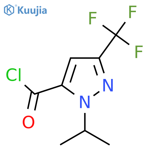 1-(Propan-2-YL)-3-(trifluoromethyl)-1H-pyrazole-5-carbonyl chloride structure