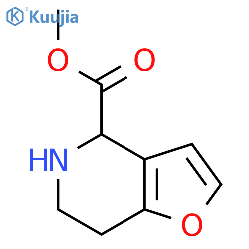 methyl 4H,5H,6H,7H-furo3,2-cpyridine-4-carboxylate structure