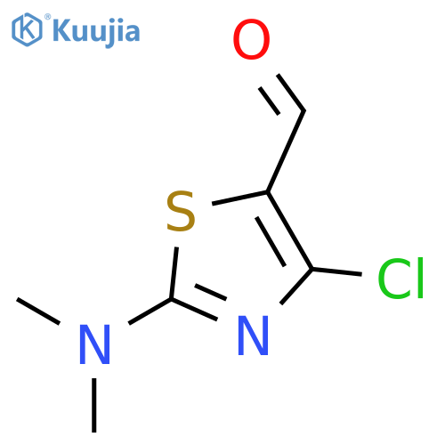 4-chloro-2-(dimethylamino)-1,3-thiazole-5-carbaldehyde structure