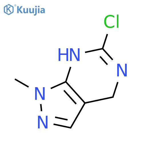6-chloro-1-methyl-1H,2H,4H-pyrazolo3,4-dpyrimidine structure