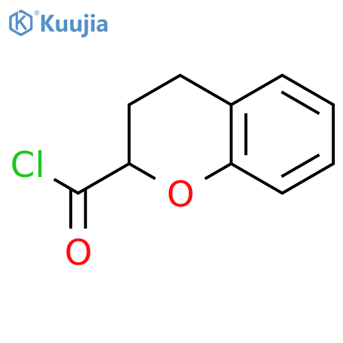 (2S)-3,4-Dihydro-2H-1-benzopyran-2-carbonyl Chloride structure