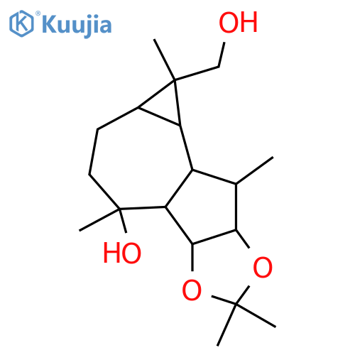 2,3,10,12-Aromadendranetetrol; (1β,2β,3β,4α,5β,6α,7α,10α,11α)-form, 2,3-Isopropylidene structure