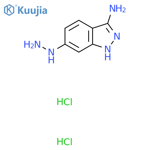 6-Hydrazino-1H-indazol-3-ylamine dihydrochloride structure