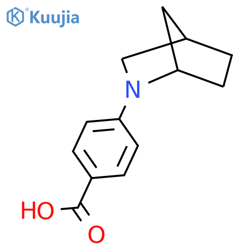 4-{2-azabicyclo[2.2.1]heptan-2-yl}benzoic acid structure