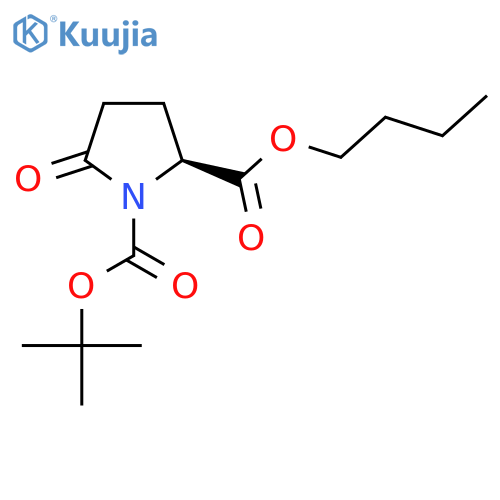2-Butyl (S)-5-Oxo-1,2-pyrrolidinedicarboxylic Acid 1-(1,1-DiMethylethyl) Ester structure