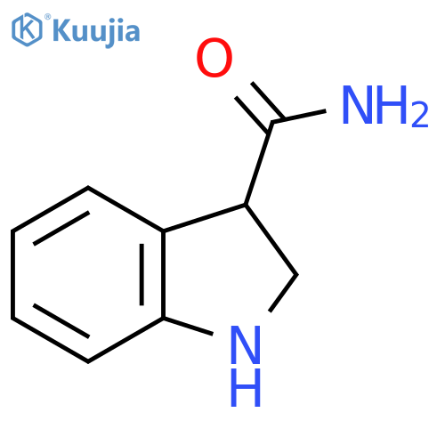 2,3-dihydro-1H-indole-3-carboxamide structure