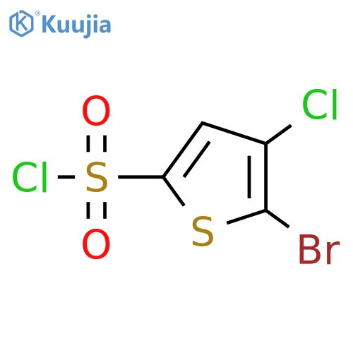 5-Bromo-4-chloro-thiophene-2-sulfonyl chloride structure