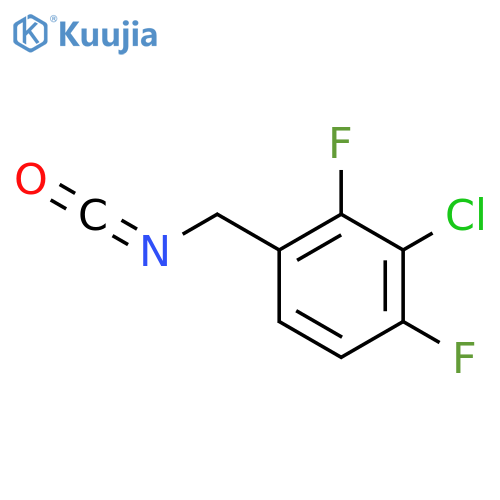 2-chloro-1,3-difluoro-4-(isocyanatomethyl)benzene structure