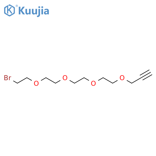 Propargyl-PEG4-Br structure