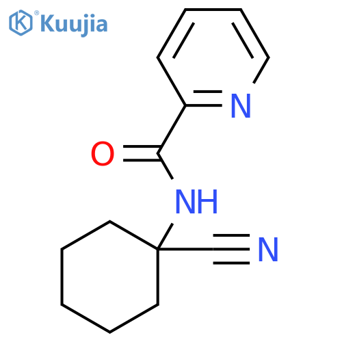 N-(1-Cyanocyclohexyl)-2-pyridinecarboxamide structure