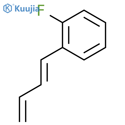 Benzene,1-(1E)-1,3-butadien-1-yl-2-fluoro- structure