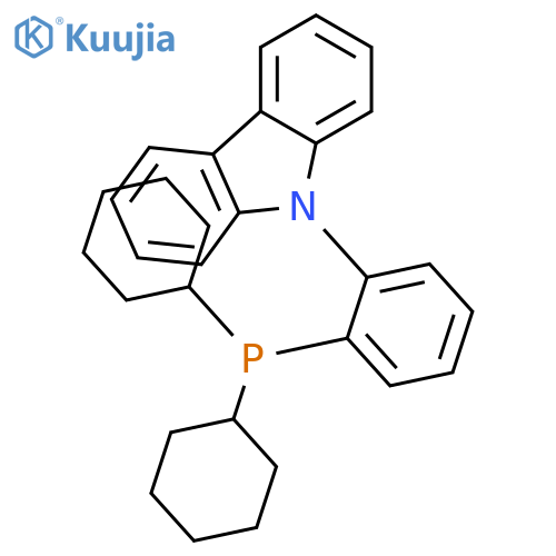 9-[2-(Dicyclohexylphosphino)phenyl]-9H-carbazole structure