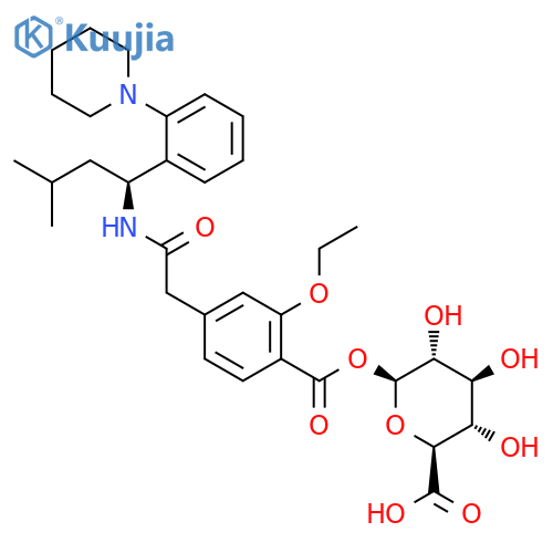 Repaglinide Acyl-b-D-glucuronide structure