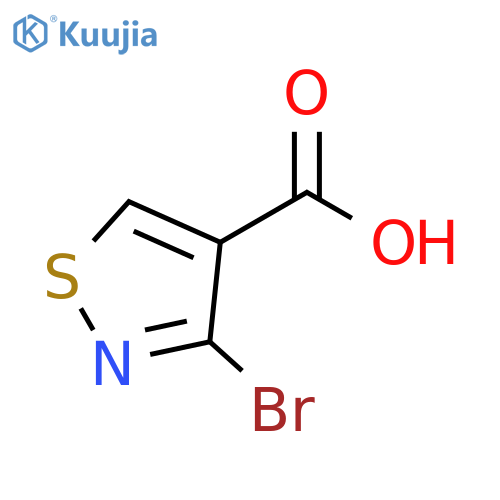 3-bromo-1,2-thiazole-4-carboxylic acid structure