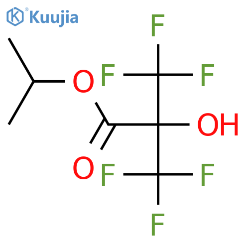 Isopropyl 2-hydroxy-2-trifluoromethyl-3,3,3-trifluoropropionate structure