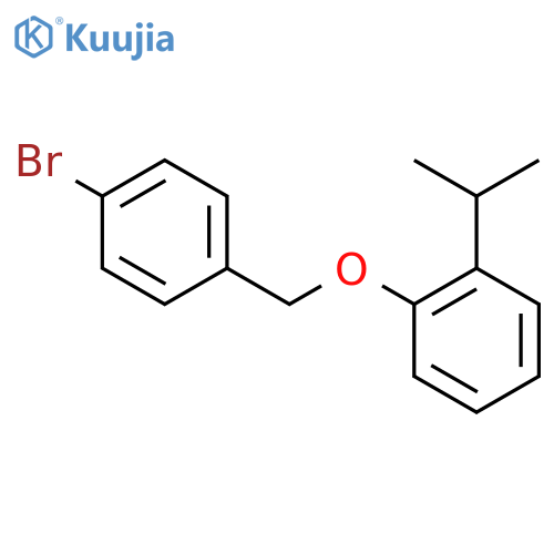 4-Bromobenzyl-(2-iso-propylphenyl)ether structure