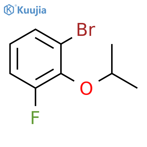 1-Bromo-3-fluoro-2-propan-2-yloxybenzene structure