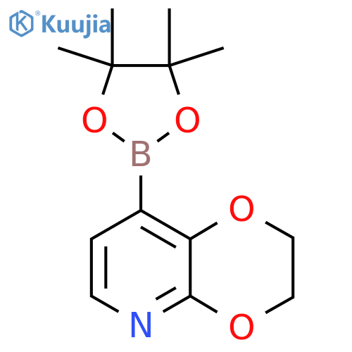 (2,3-Dihydro-1,4dioxino2,3-bpyridin-8-yl)boronic acid pinacol ester structure