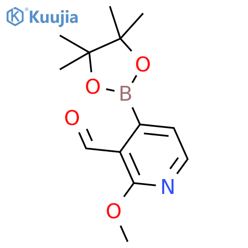 2-Methoxy-4-(4,4,5,5-tetramethyl-1,3,2-dioxaborolan-2-yl)nicotinaldehyde structure
