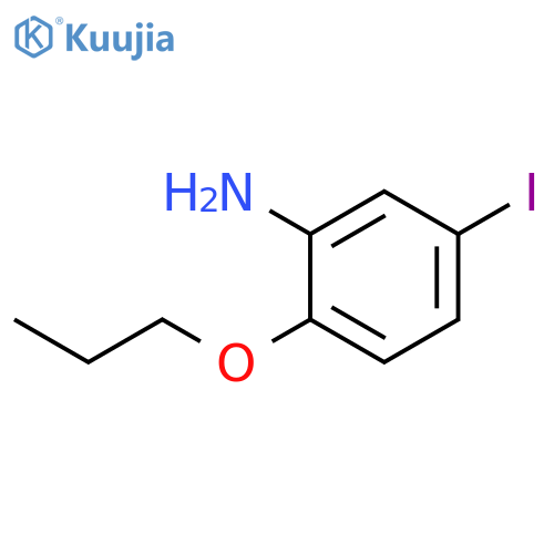5-Iodo-2-propoxyaniline structure