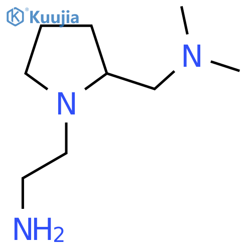 2-(2-Dimethylaminomethyl-pyrrolidin-1-yl)-ethylamine structure
