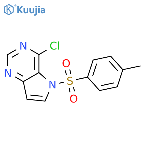 4-Chloro-5-tosyl-5H-pyrrolo3,2-Dpyrimidine structure