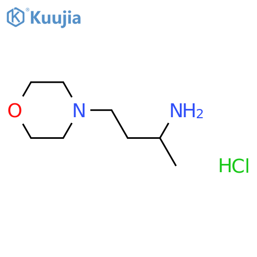 4-(morpholin-4-yl)butan-2-amine dihydrochloride structure