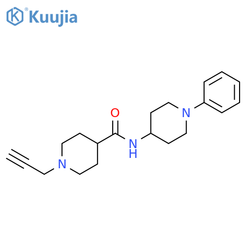 4-Piperidinecarboxamide, N-(1-phenyl-4-piperidinyl)-1-(2-propyn-1-yl)- structure