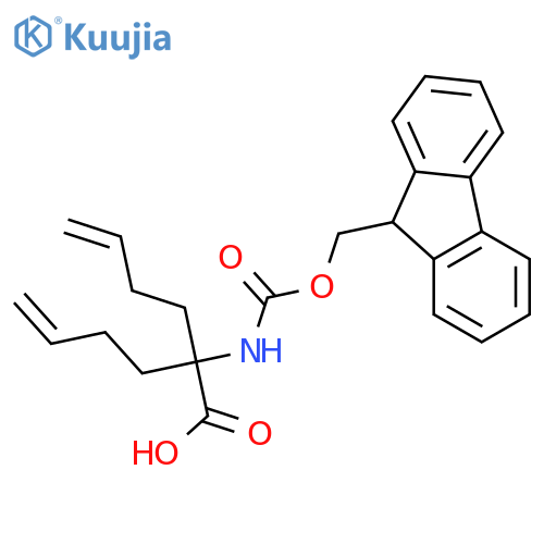 2-but-3-enyl-2-(9h-fluoren-9-ylmethoxycarbonylamino)hex-5-enoic A Cid structure