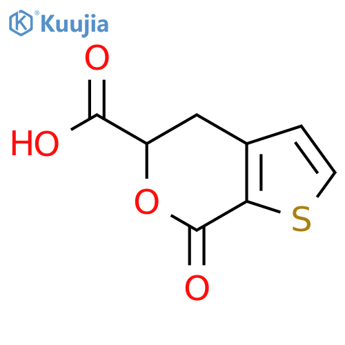 7-Oxo-5,7-dihydro-4H-thieno[2,3-c]pyran-5-carboxylic acid structure