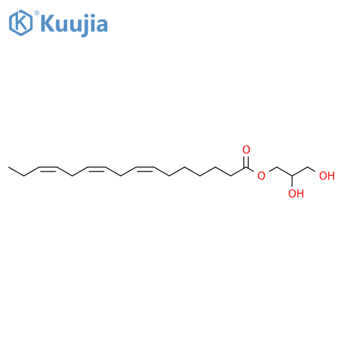 7,10,13-Hexadecatrienoic acid, 2,3-dihydroxypropyl ester, (7Z,10Z,13Z)- structure