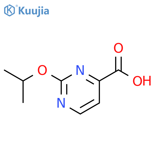 2-(propan-2-yloxy)pyrimidine-4-carboxylic acid structure