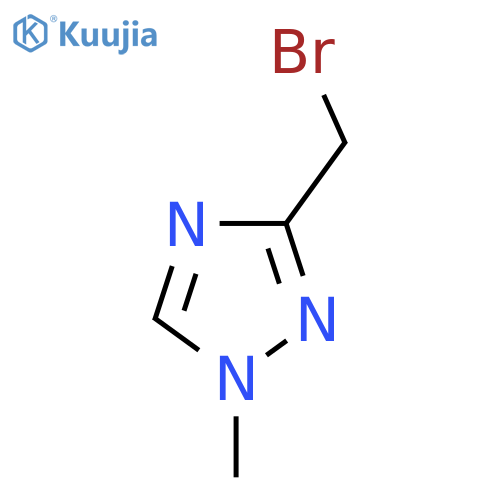 3-(Bromomethyl)-1-methyl-1H-1,2,4-triazole structure