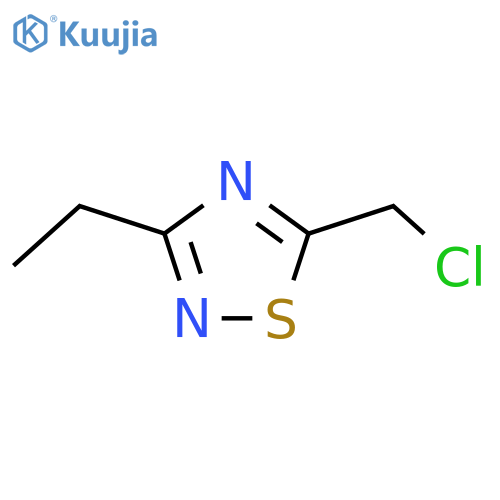 5-(Chloromethyl)-3-ethyl-1,2,4-thiadiazole structure