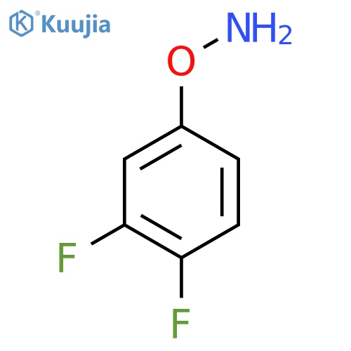 Hydroxylamine, O-(3,4-difluorophenyl)- structure