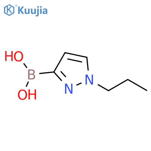 (1-propyl-1H-pyrazol-3-yl)boronic acid structure