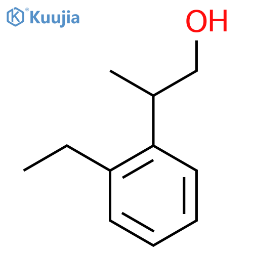 2-(2-Ethylphenyl)propan-1-ol structure