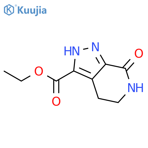 Ethyl 7-oxo-4,5,6,7-tetrahydro-1H-pyrazolo[3,4-C]pyridine-3-carboxylate structure