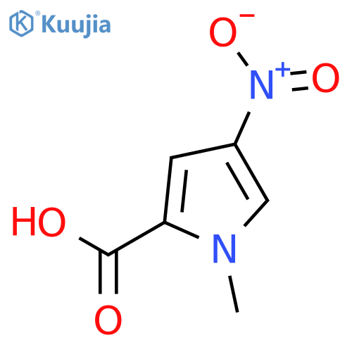 1-methyl-4-nitro-pyrrole-2-carboxylic acid structure