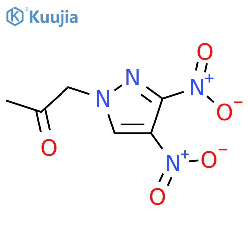 1-(3,4-Dinitro-1H-pyrazol-1-yl)acetone structure