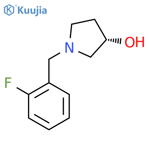 (S)-1-(2-Fluoro-benzyl)-pyrrolidin-3-ol structure