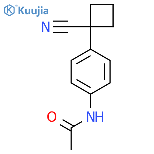 N-4-(1-cyanocyclobutyl)phenylacetamide structure