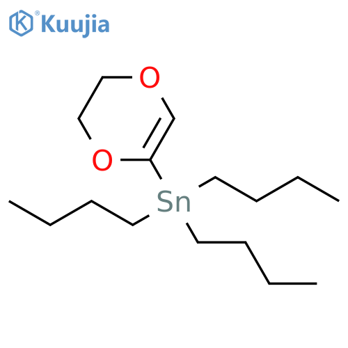 Tributyl(5,6-dihydro-1,4-dioxin-2-yl)stannane structure