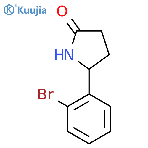 5-(2-Bromophenyl)pyrrolidin-2-one structure