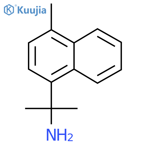 2-(4-methylnaphthalen-1-yl)propan-2-amine structure