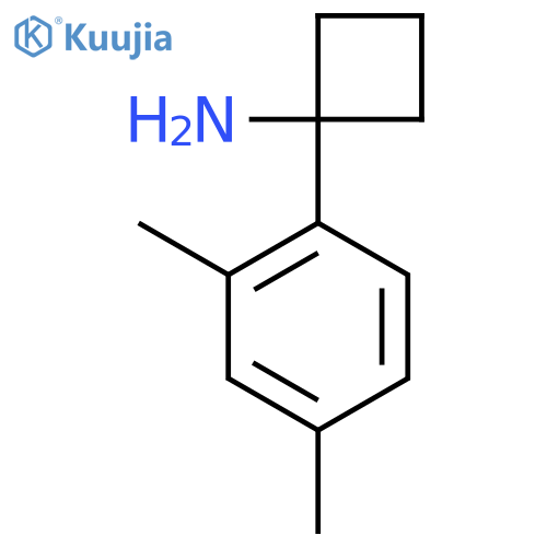 1-(2,4-Dimethylphenyl)cyclobutan-1-amine structure